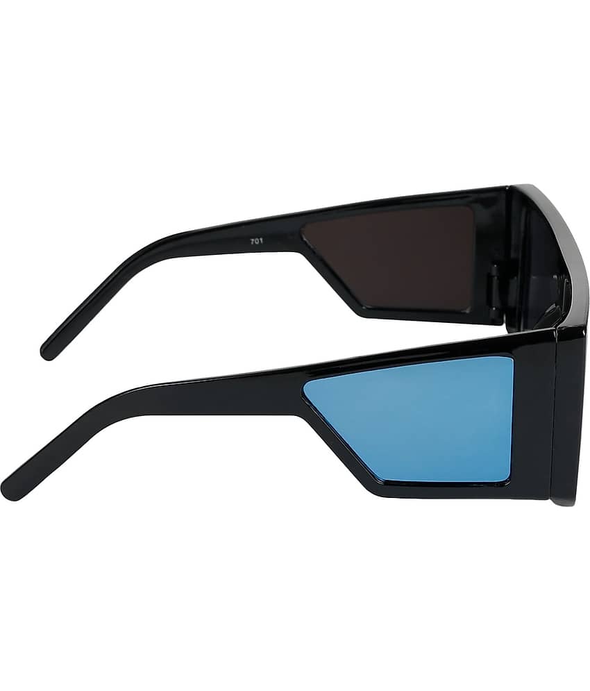 Creature - Black Oversized Sunglasses ( Pack of 1 ) view 2