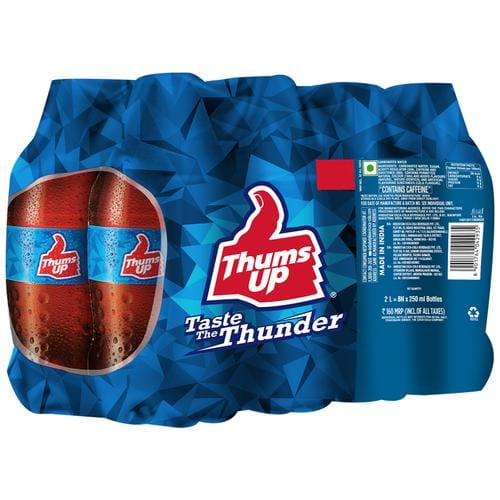 Thums Up Soft Drink, 250 Ml (Pack Of 8) view 2