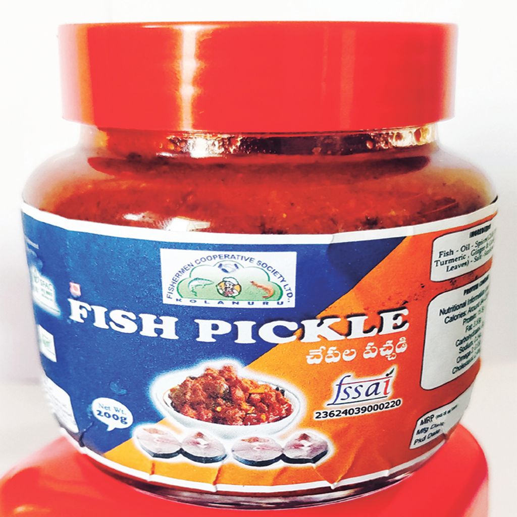 Fish Pickle 200g - Fishermen Cooperative Society Kolanuru