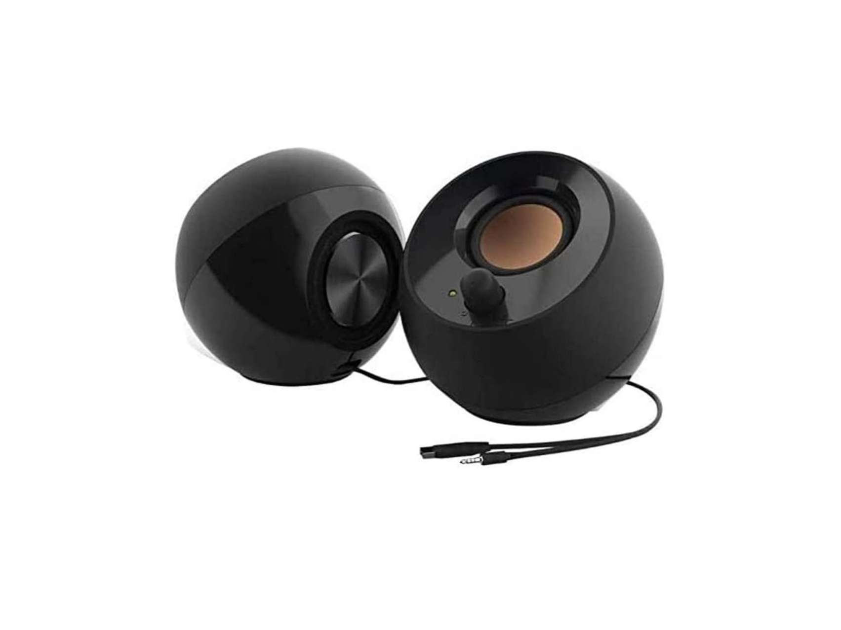 Creative Pebble 2.0 USB-Powered Desktop Speakers - Black