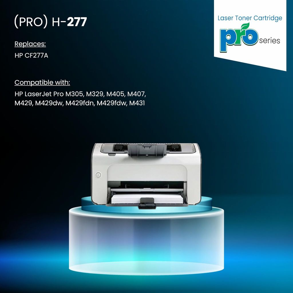 ProDot (PRO H-277 Laser Toner Cartridge with Chip for HP CF277A Compatible with HP Laserjet Pro M305, M329, M405, M407, M429, M429dw, M429fdn, M429fdw, M431 view 2