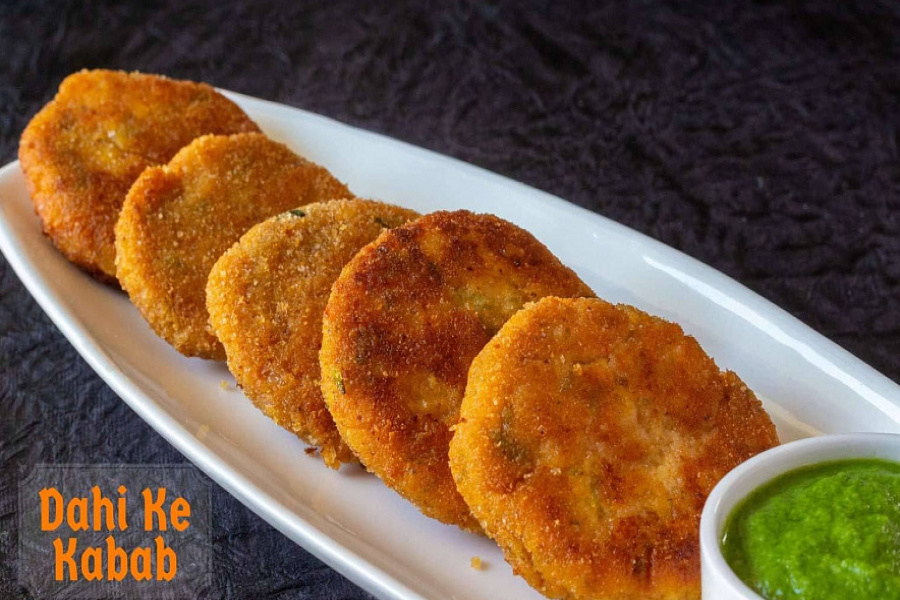 Dahi ke kebab (fried)