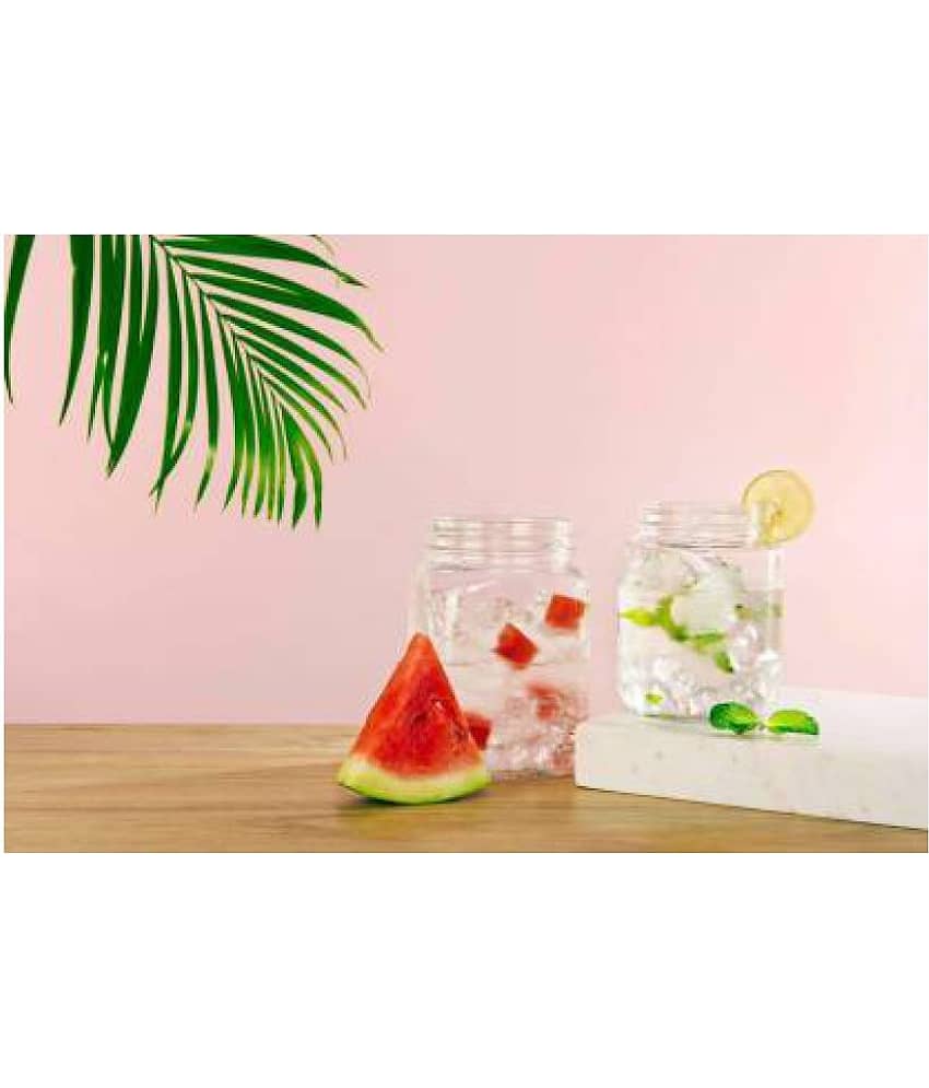 CROCO JAR - Transparent Glass Spice Container ( Pack of 9 ) view 2