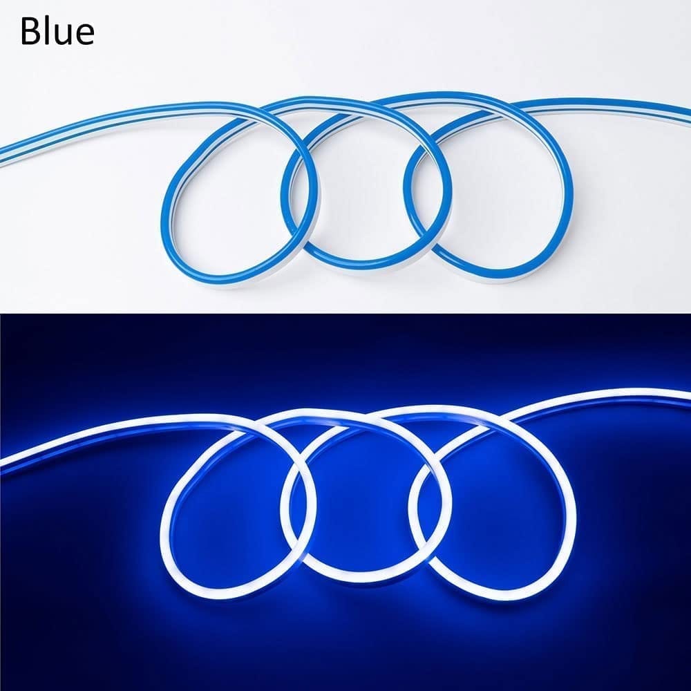 DAYBETTER� Neon Rope Light Silicon DC Light (5 Meter/16.4 Feet) or Indoor and Outdoor Flexible Waterproof Decorative Light with 12v DC Adapter Include- Red view 2