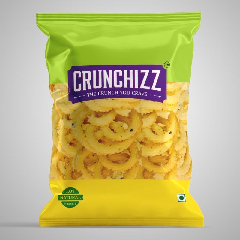 CRUNCHIZZ JILEBI MURUKKU (Chakli) I Crunchy, Authentic Kerala Snack I No Artificial Additives I Perfect Tea-Time Bites I Pack of One view 2