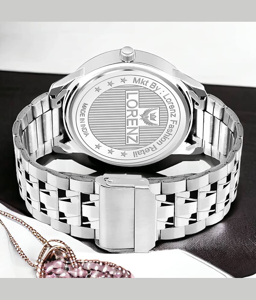 Lorenz Silver Stainless Steel Analog Men's Watch view 2