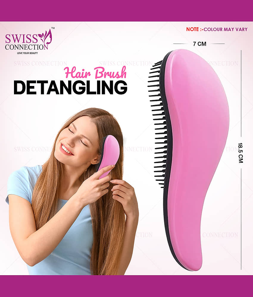 Swiss Connection Curved Brush For All Hair Types ( Pack of 1 ) view 2