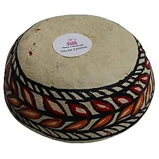 PALAK SAXENA Madhubani Painted Paper Mache Bowl view 2