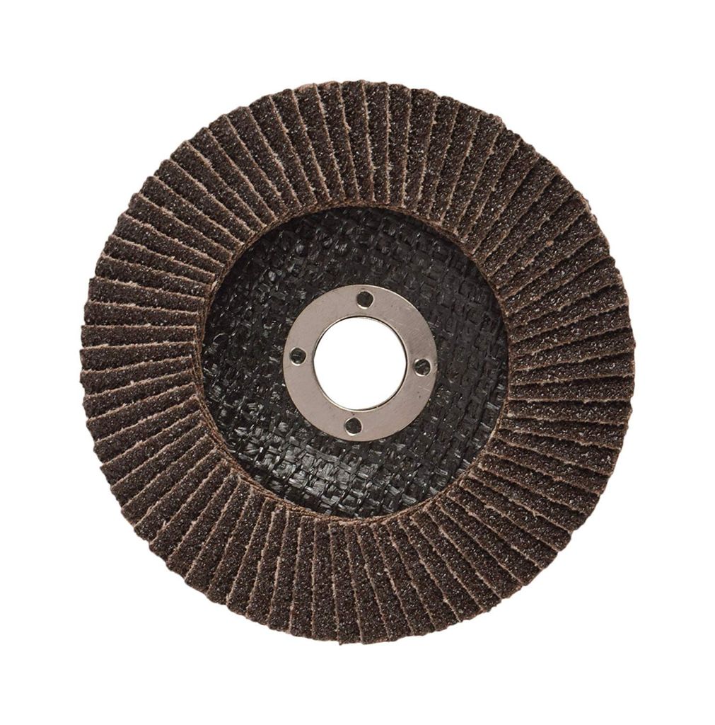 H9 XtraPower Metal Flap Disc 100mm, P60 Black, Pack of 20 Pcs view 2
