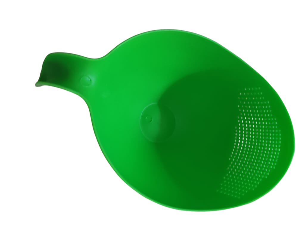 Plastic Rice Washing Bowl with Integrated Colander Strainer view 2