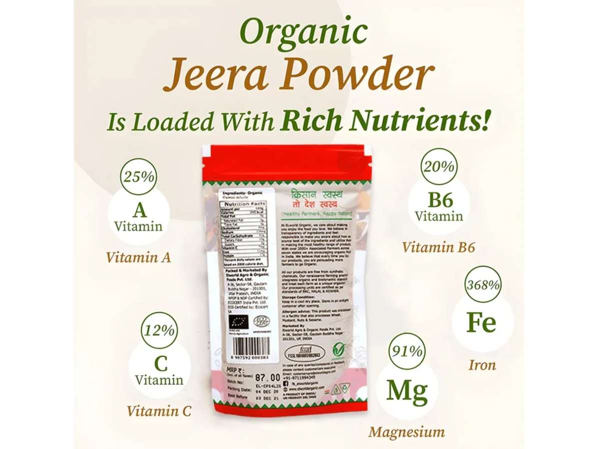 Elworld Agro & Organic Food Products Cumin Whole 100g view 2
