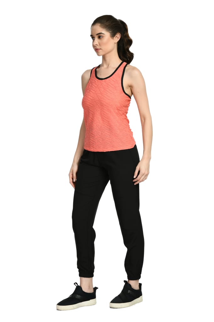 Body Smith Women’s Pink Activewear Vest | Sleeveless Sports Tank Top for Gym, Yoga & Workout view 2