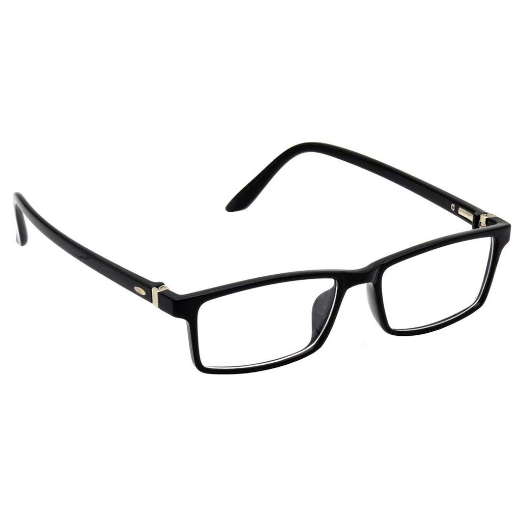 Hrinkar Plastic Full Rim Rectangle eyeglasses Men & Women - HFRM-BK-15 view 2
