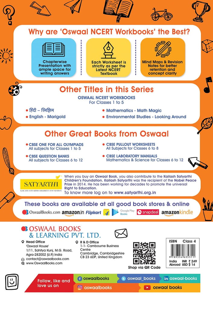 Oswaal NCERT Workbook Environmental Studies (Looking Around) Class 4 (For Latest Exam) Oswaal Editorial Board Oswaal Editorial Board view 2