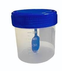 Stool sample container 50ml sterile 100 PIC