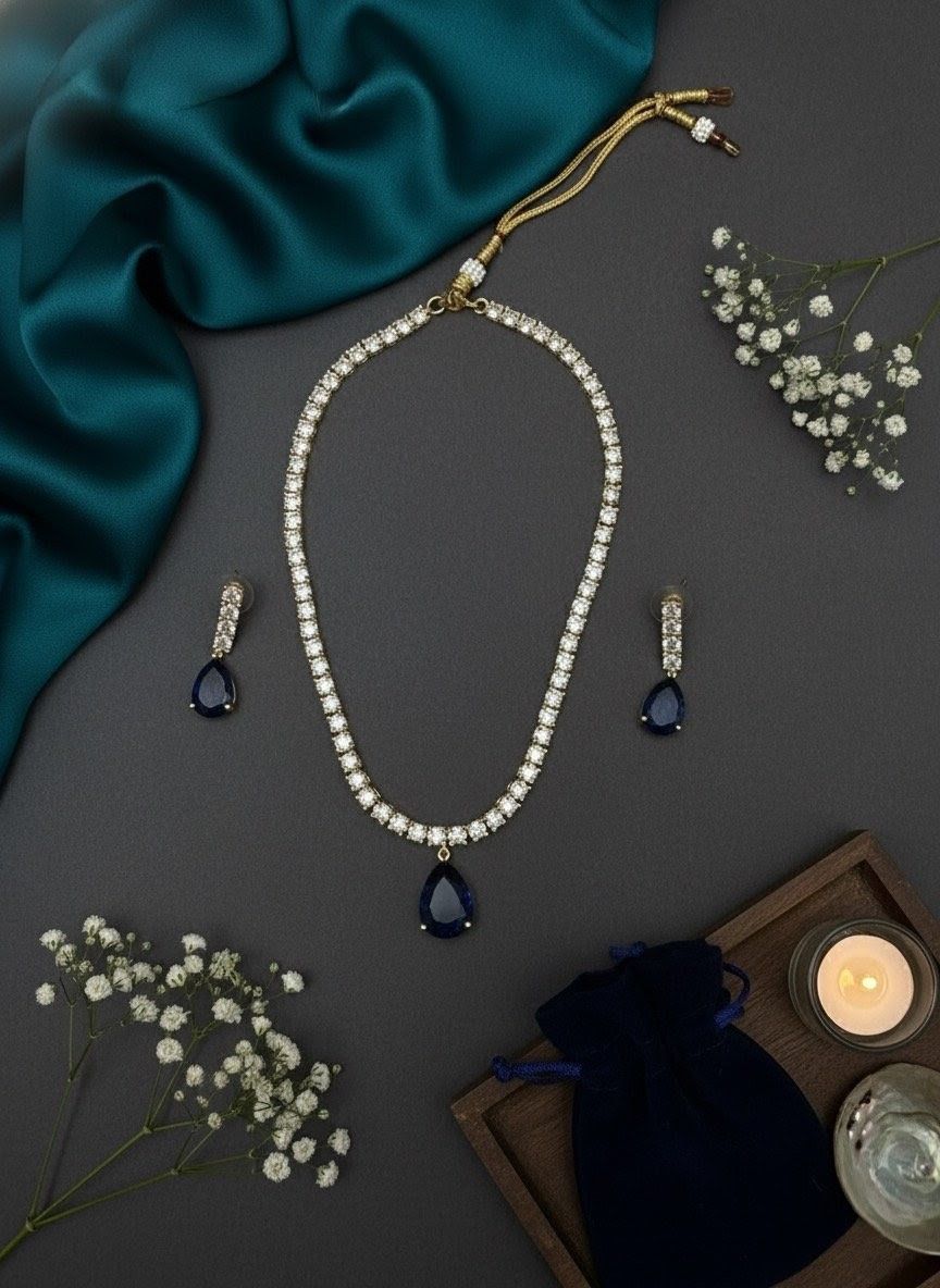 Glamvila Designer AD Stones Jewellery view 2