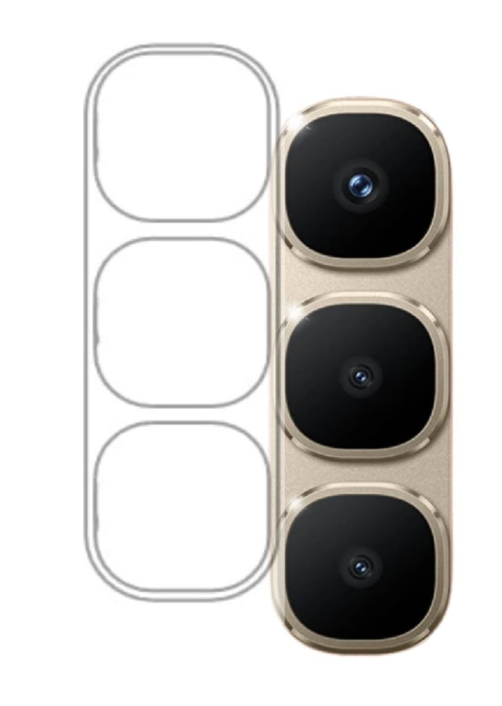 ISAAK Back Camera Lens Protector compatible for Infinix Hot 60 (Pack of 1)