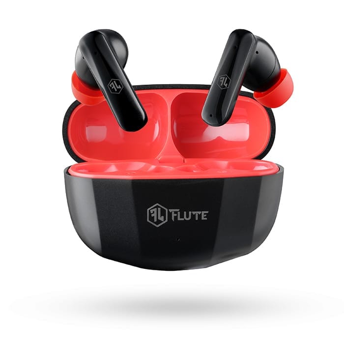 Flute Fpods 100 Wireless Earbuds - Black view 2