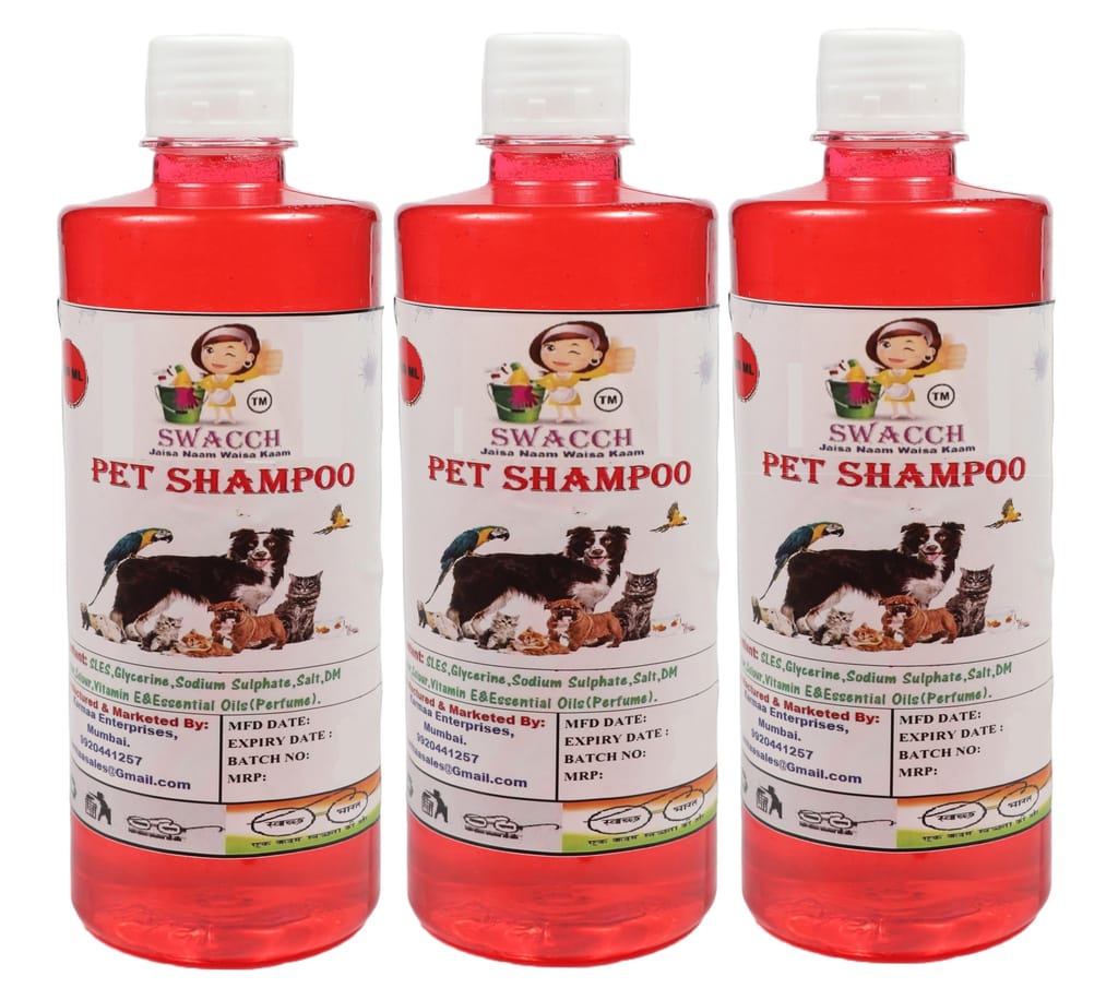 SWACCH PET Shampoo (500ML) (Pack of 3) Jasmine view 2