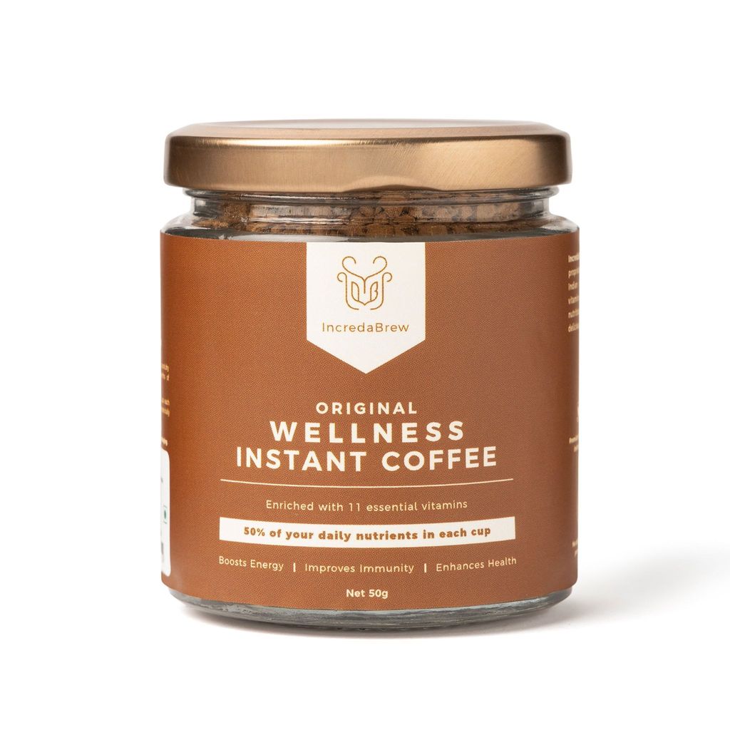Original Wellness Instant Coffee -50 gm Jars and Frother view 2