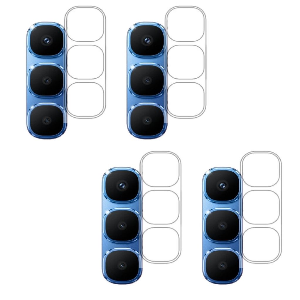 ISAAK Back Camera Lens Protector compatible for Infinix Hot 60 (Pack of 4)