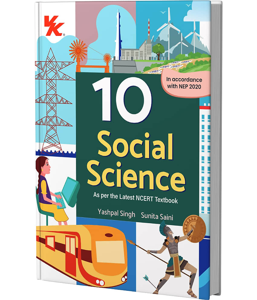 Social Science Book for Class 10 | CBSE (NCERT Solved) | NEP | Examination 2025-26 | by VK Global Publications