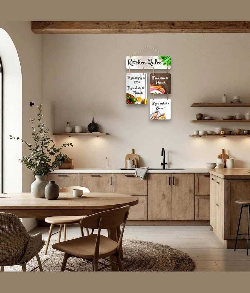 Kitchen Wall Hanging for Home Decoration Wall Sculpture Wall Stickers Door Hanging Dining Room Decor Diwali Decoration Gift Under 100 Festival Decorative Items Wallpapers view 2