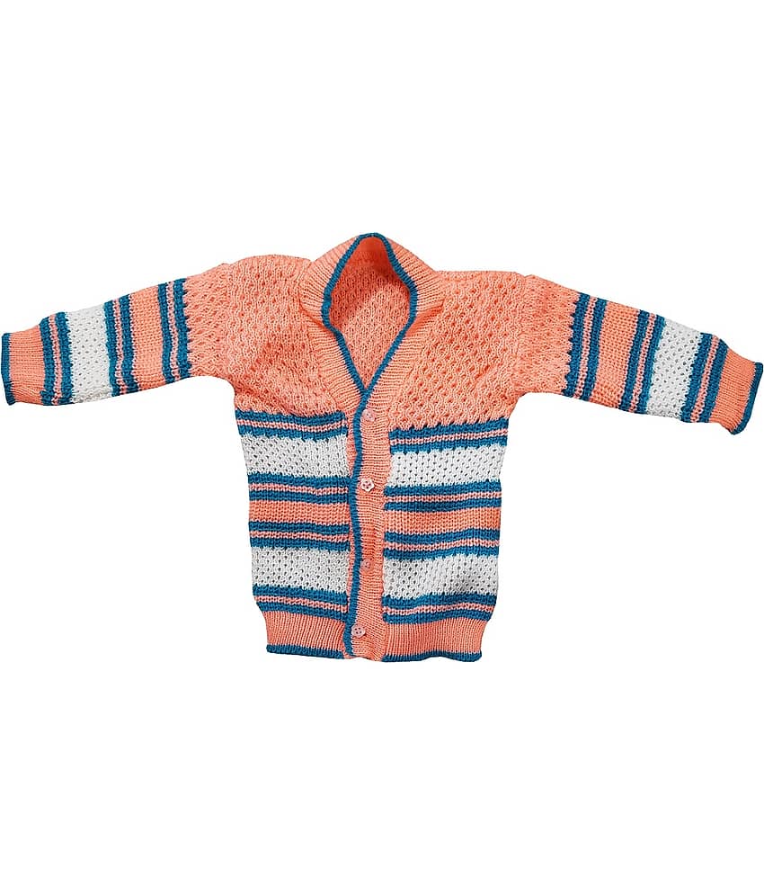 LITTLE PANDA Single Unisex for Baby Woollen Cardigans ( Blue ) view 2