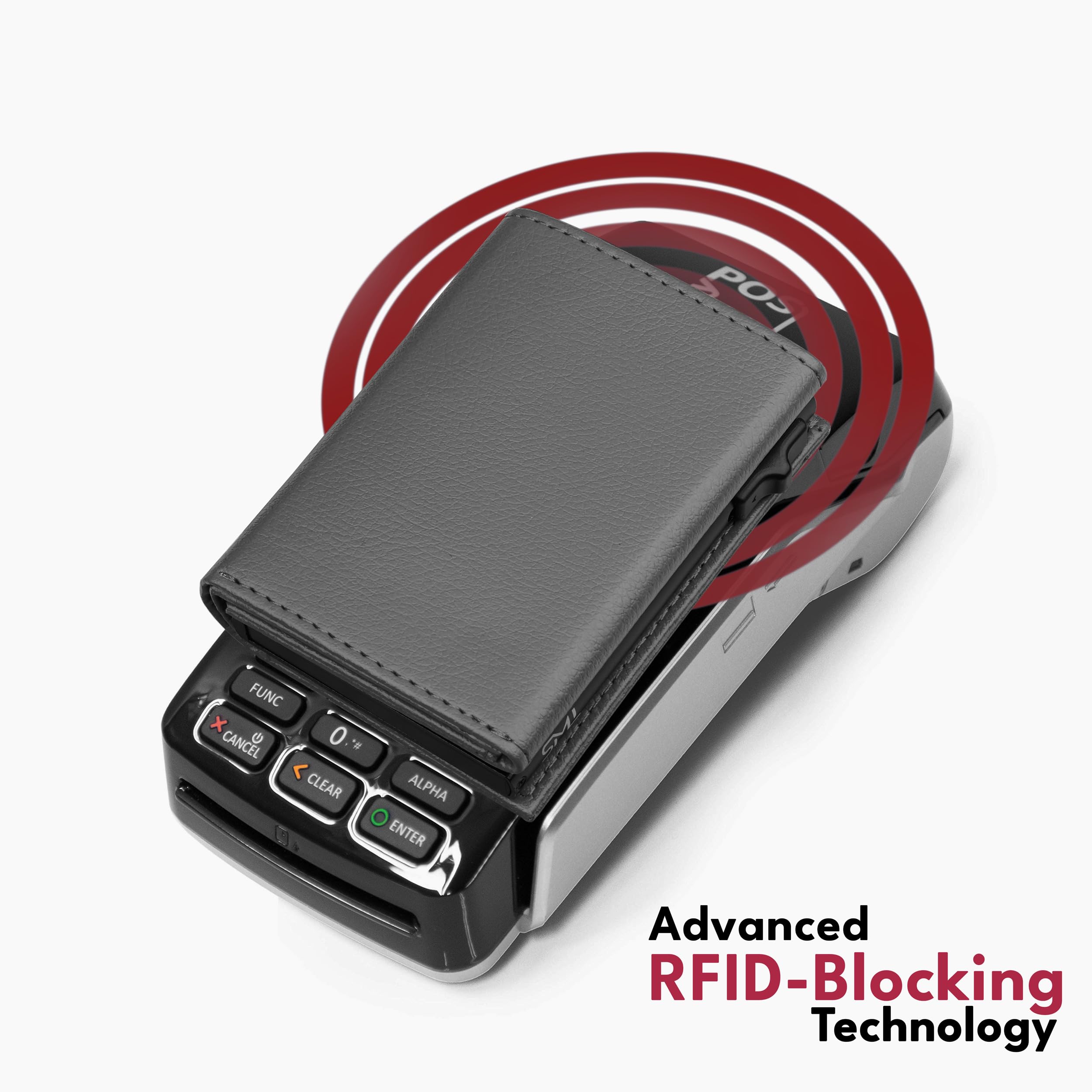 The Wallet Store Urban Pop RFID Protection Wallet Cardholder - Grey view 2