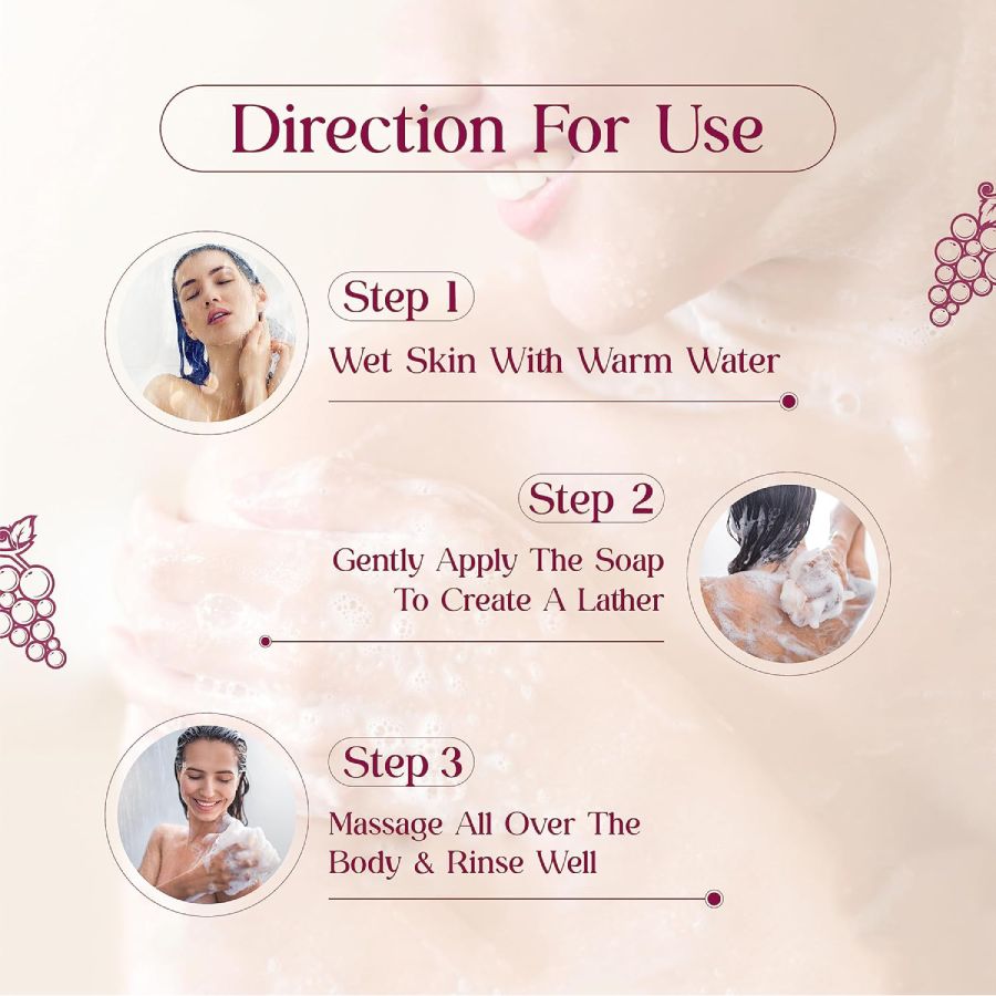 Vcare Wine Soap 69 Gms view 2
