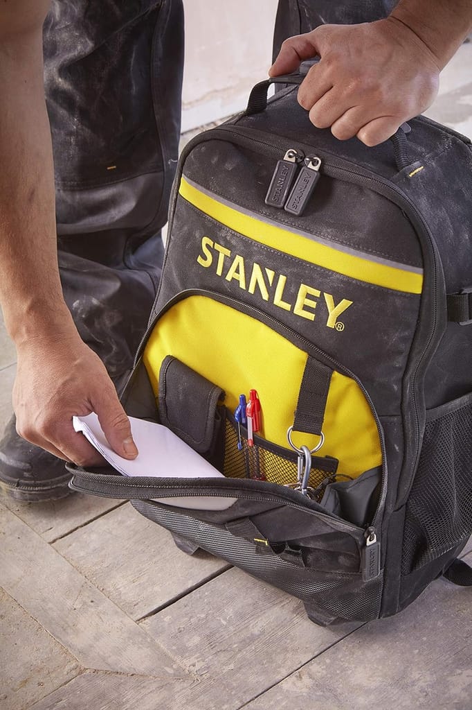 Stanley Portable Storage Essential Backpack On Wheels STST83307-1 view 2