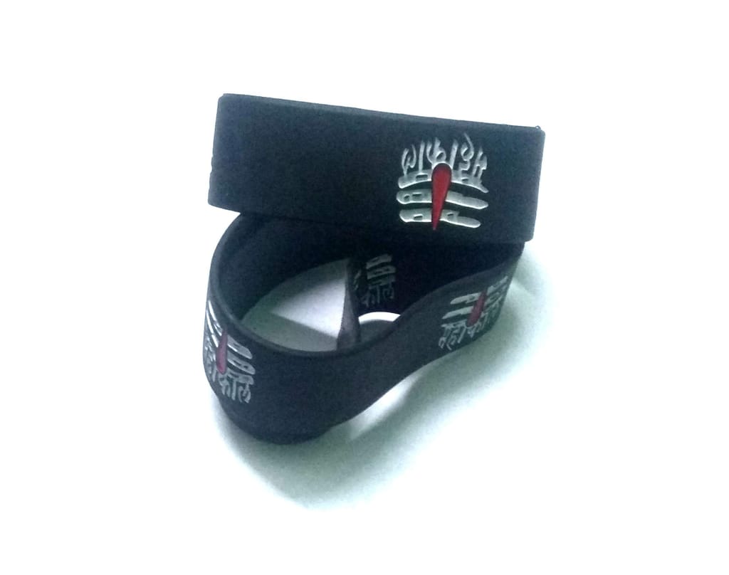 Nawani Mahakaal Silicone Wrist Band - Set of 3 view 2