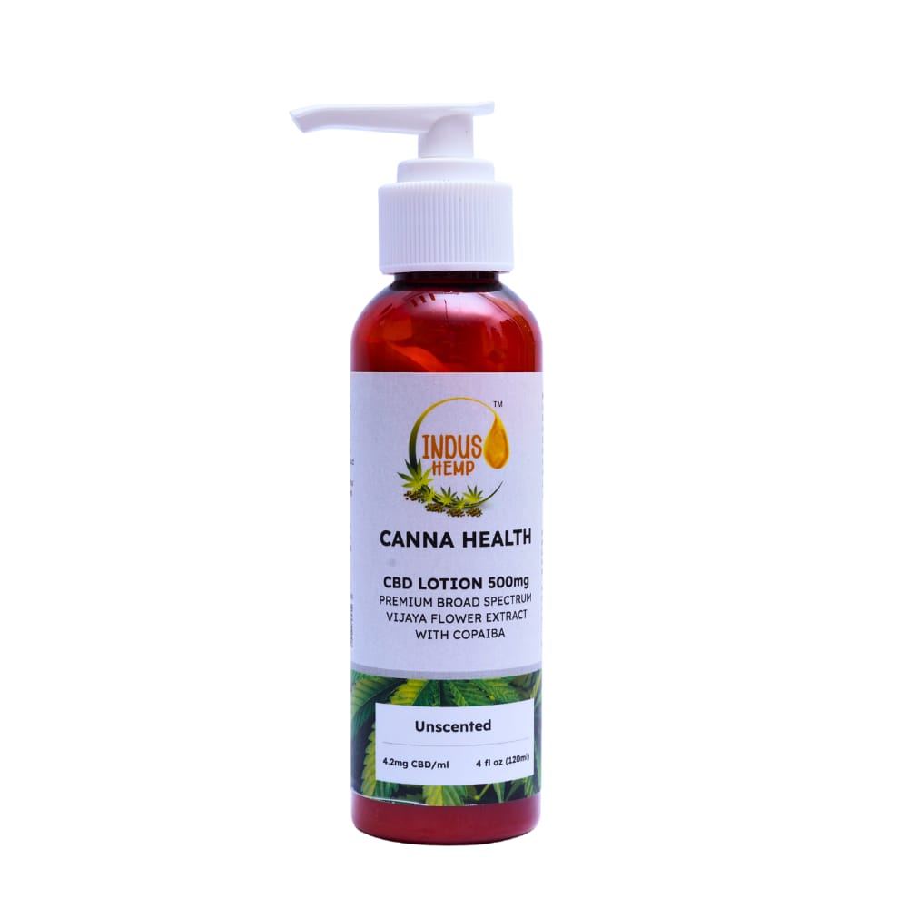 INDUS HEMP CANNA HEALTH CBD LOTION 500mg – UNSCENTED view 2