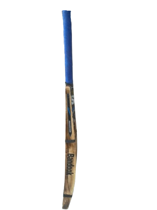 SVS Double Blade Laminated Burn Light Weight Hard Tennis (Bandook Edition) Kashmir Willow Cricket Bat, Size 8 - Black : Free Tennis Gloves view 2