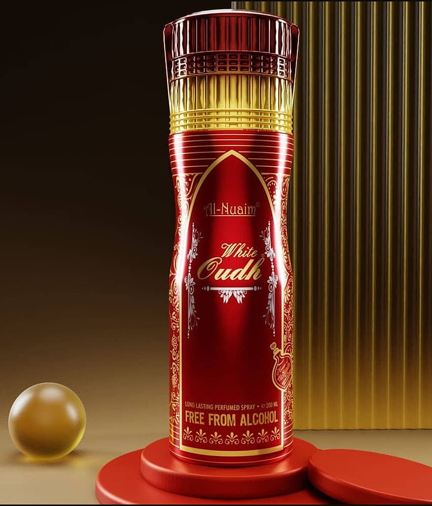 Al-Nuaim White oudh 200 ml deo Deodorant Spray for Unisex 100 ml ( Pack of 1 ) view 2