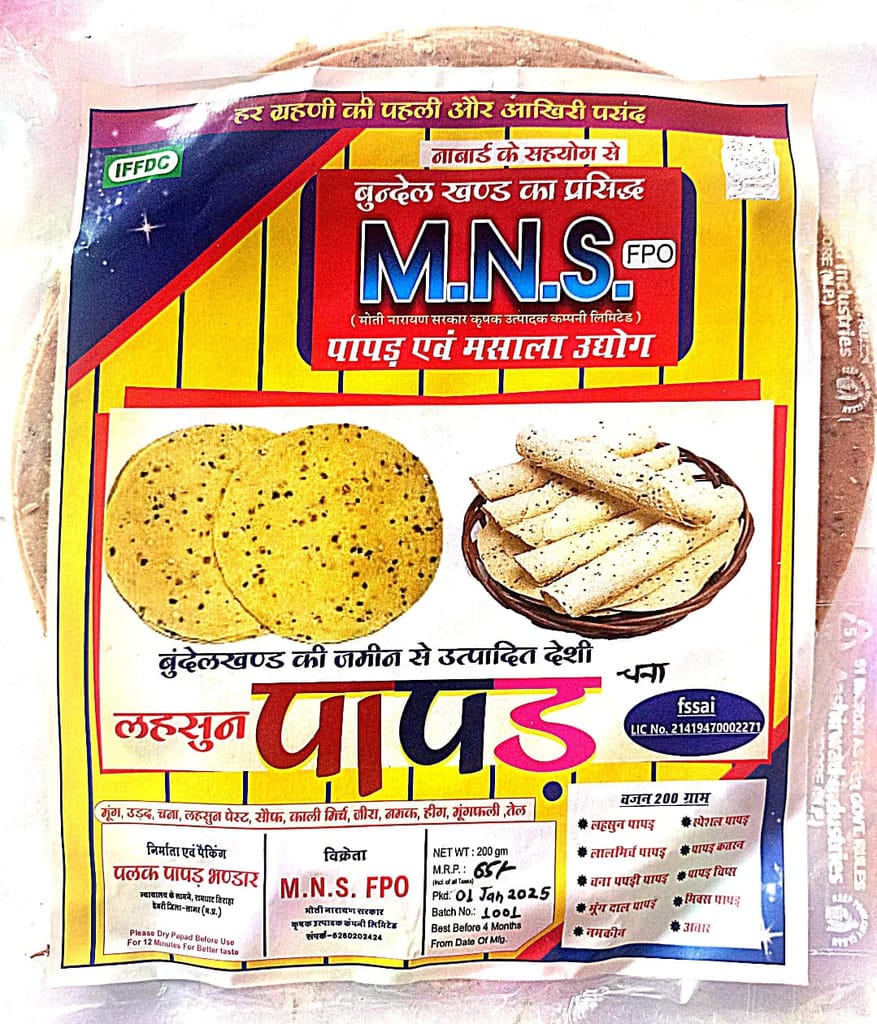 Lahsun Flavor Papad (pack of 2)