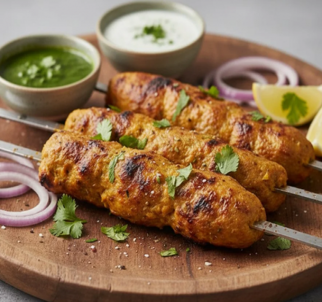 Chicken seekh kebab