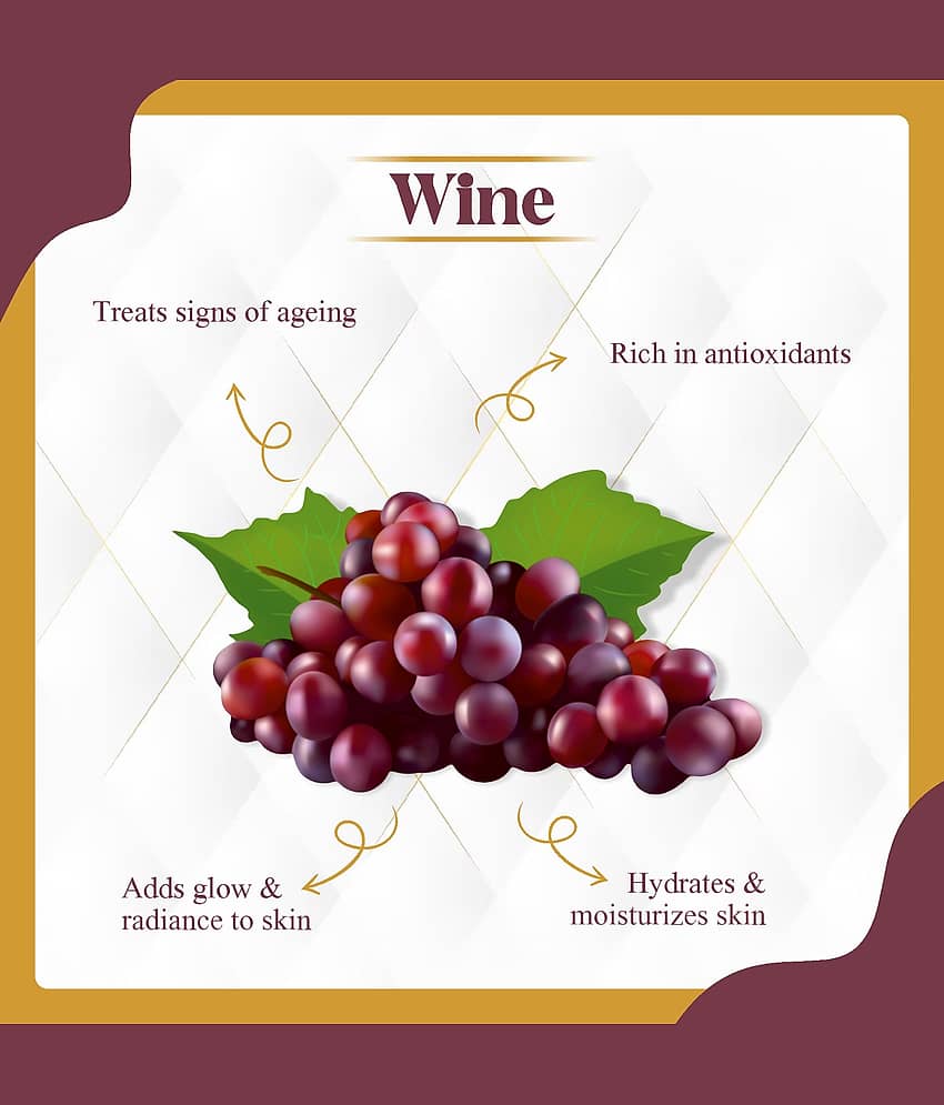 KURAIY Wine Night Face Gel Suitable for All Skin Types 100g Pack of 1 view 2