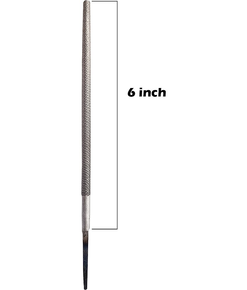 Round Engineer's File Tool 6Inch (125mm) (Pack Of 5) File & Rasp Round view 2