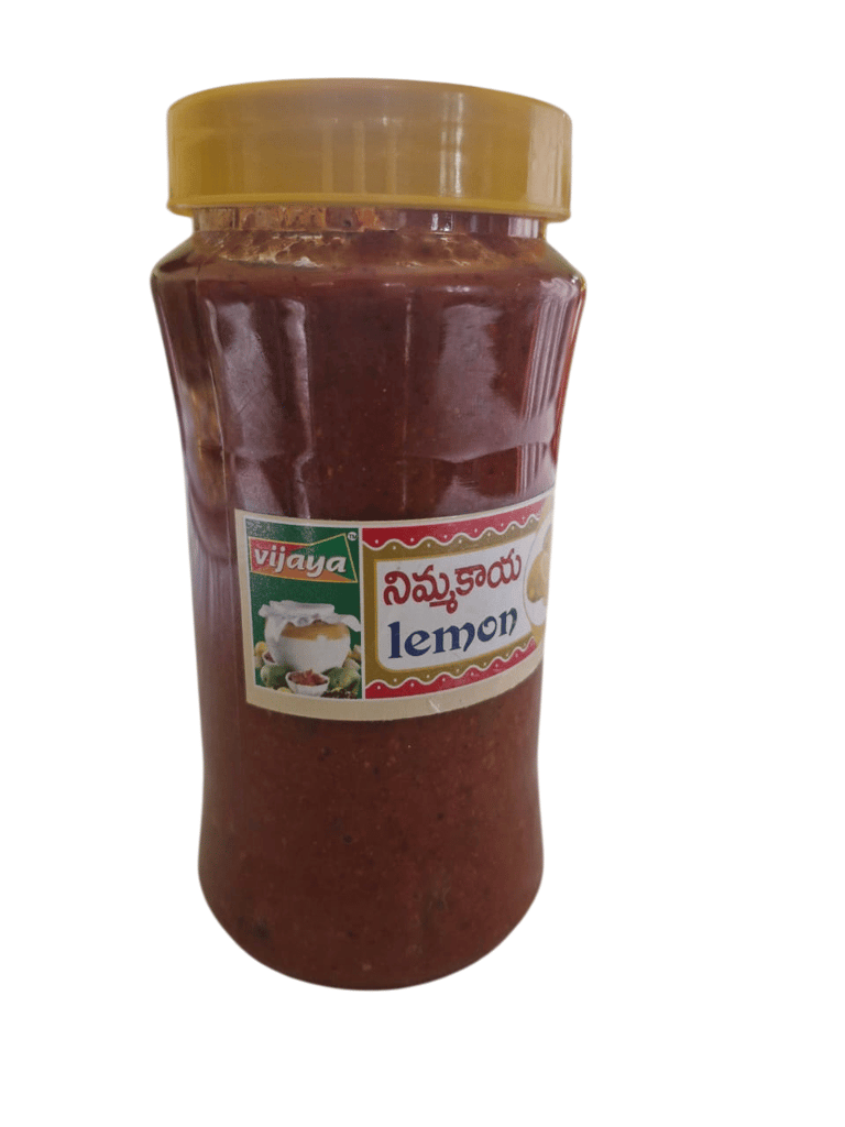 Vijaya Foods Andhra Style Spicy Lemon Pickle - 300g