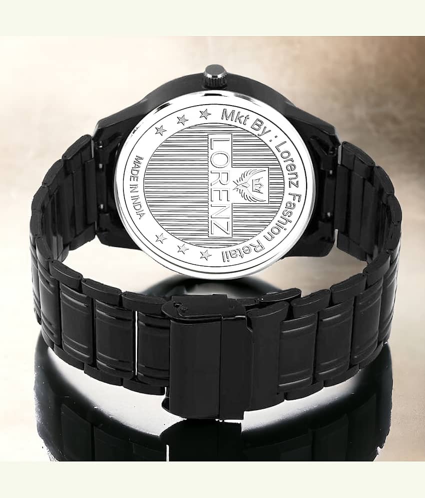 Lorenz Black Stainless Steel Analog Men's Watch view 2