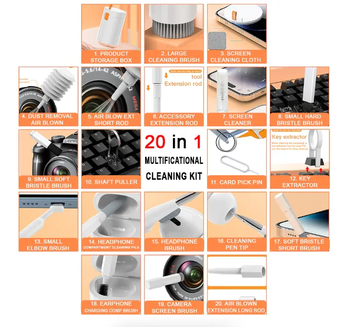 Refurbished CLAW Q20 20-in-1 Cleaning Kit view 2