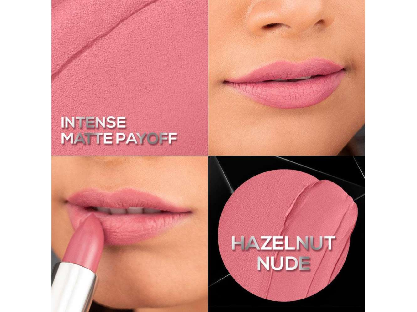 RENEE Prime Matte Lipstick - Lightweight & Long-Lasting Formula, Creamy Matte Finish, One Swipe Application, Non-Drying, Vitamin E Infused, 4.5Gm - Hazelnut Nude view 2