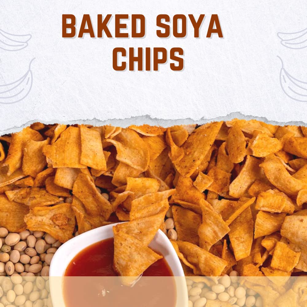 Healthy Master Vision To Serve Healthy Baked Chips (Soya, Ragi, Palak, Jower), 100 gm Each - Pack of 4 view 2
