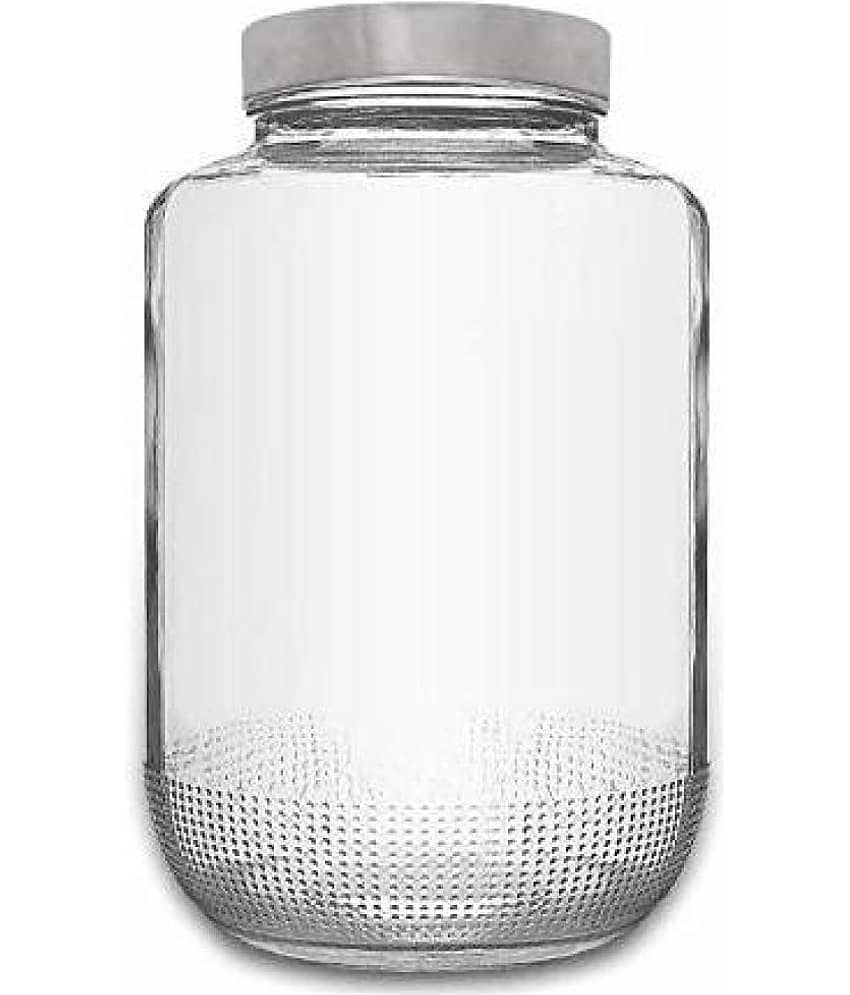 CROCO JAR - White Glass Food Container ( Pack of 1 ) view 2