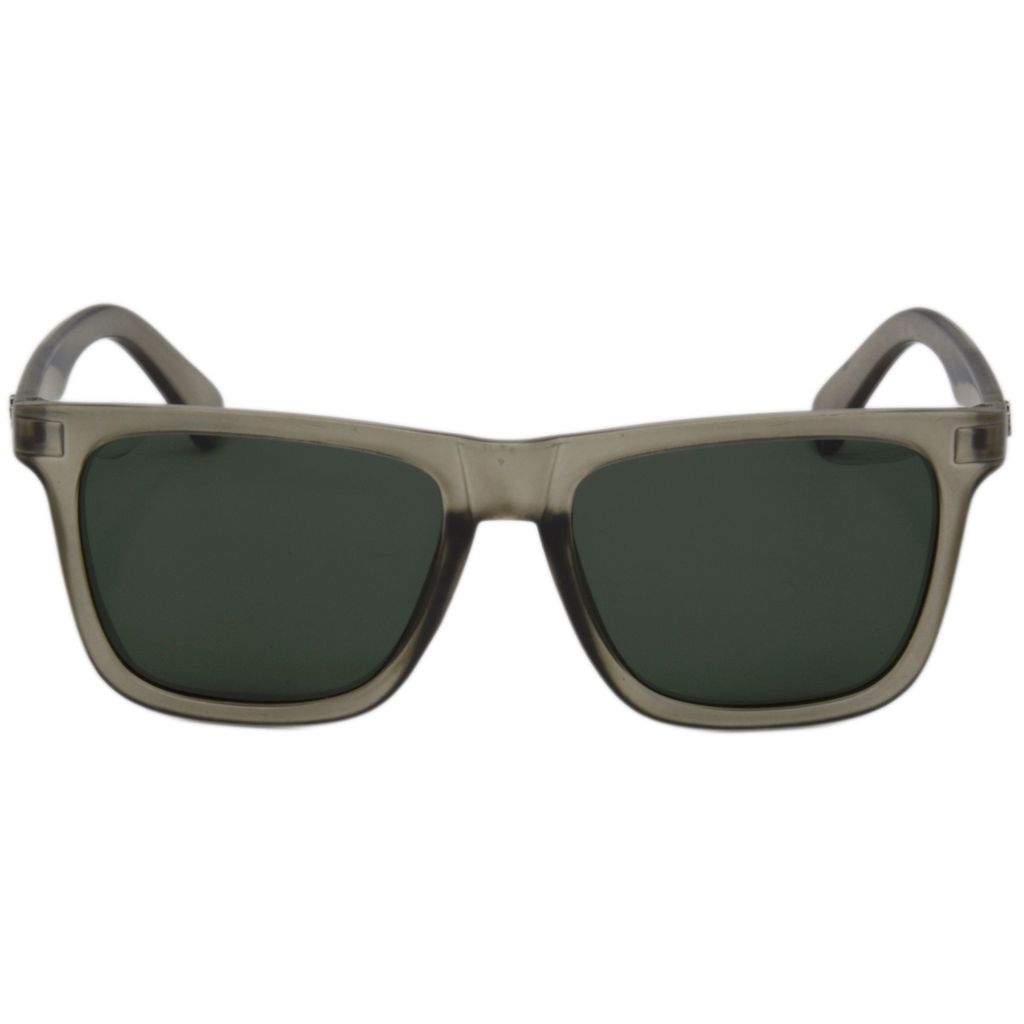 Hrinkar Green Rectangular Cooling Glass Grey Frame Best Polarized Sunglasses for Men & Women - HRS505-GRY-GRN-P view 2