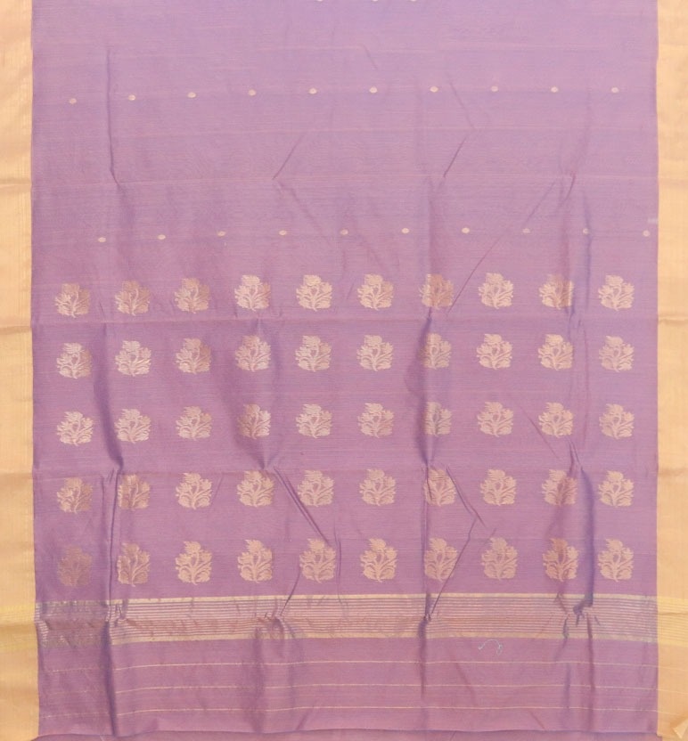 Handloom Chanderi Silk Cotton Saree view 2