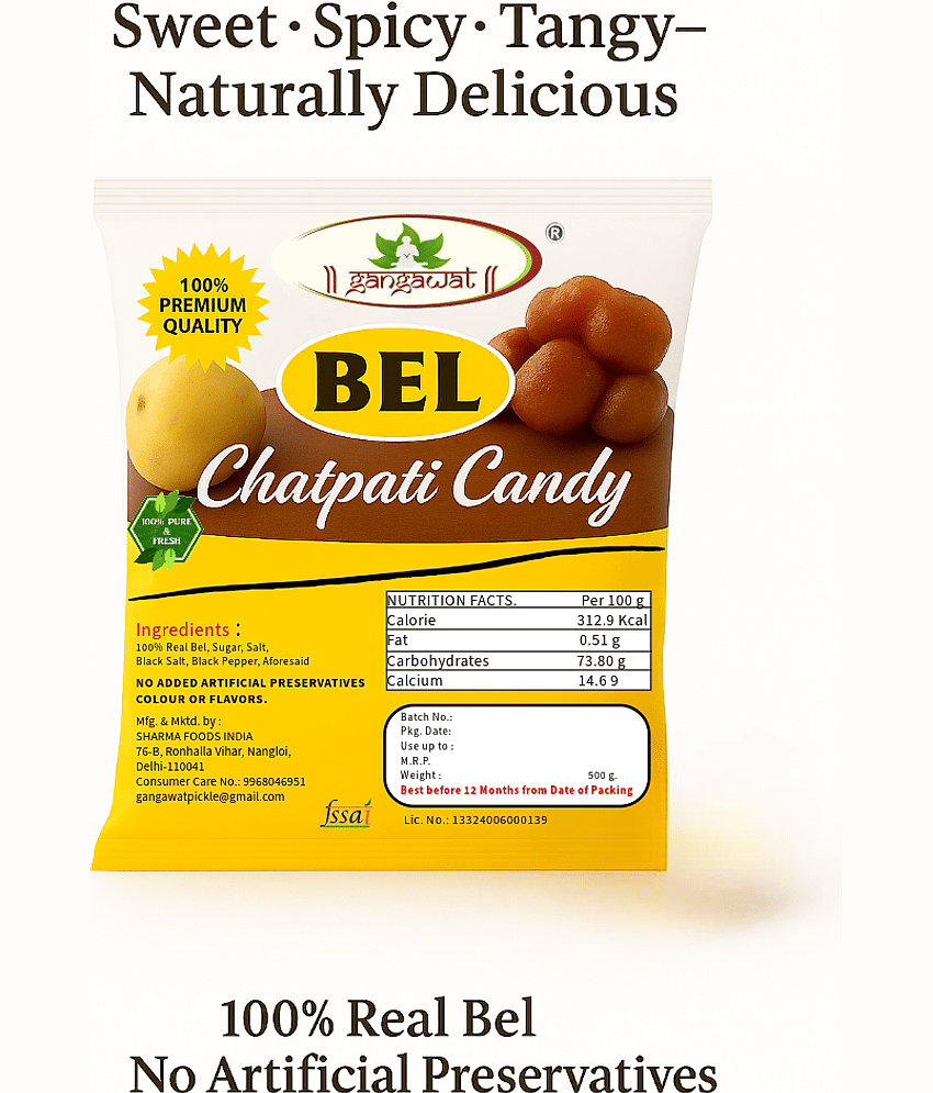 gangawat chatpata Candy Drops 500 gm