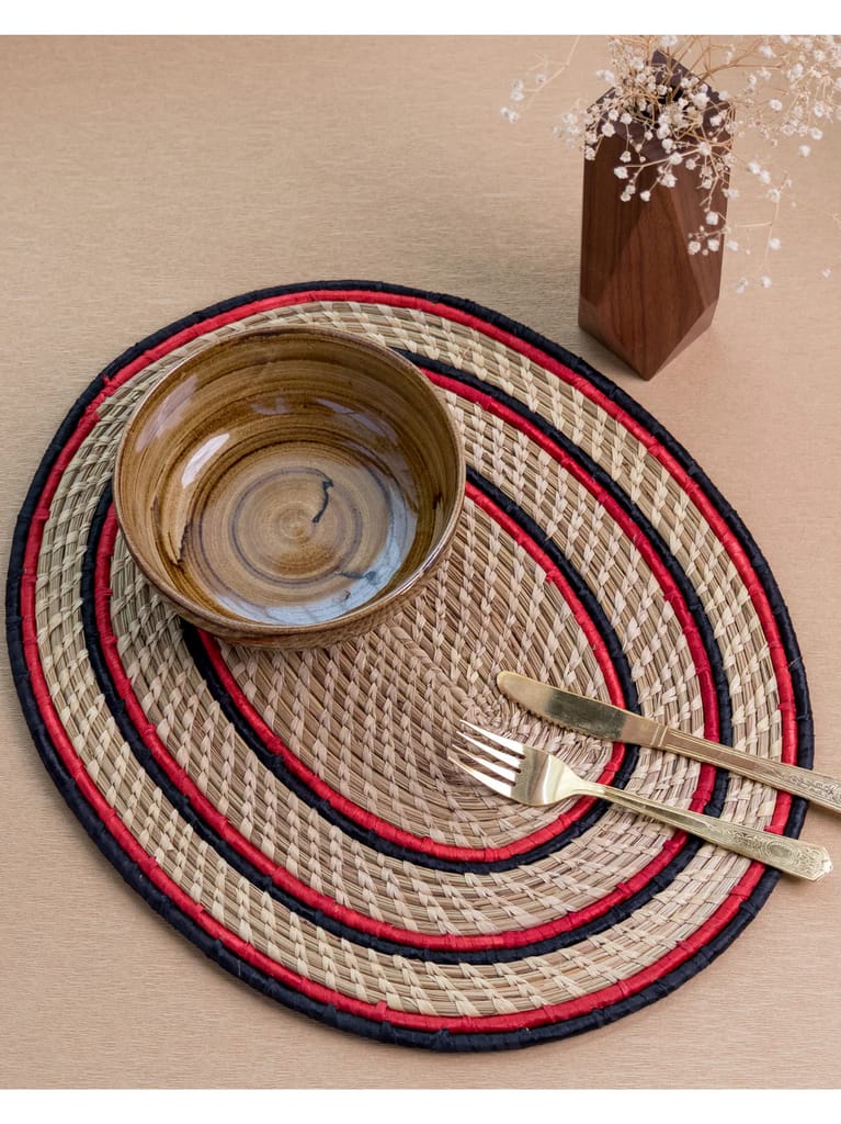 Kanshi Oval Large Dinner Mat(Single) view 2