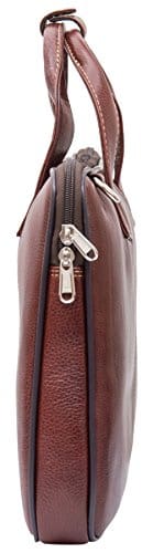 Leatherman Leather Brown Laptop Bag (1015_Brown) view 2